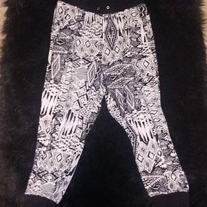 Abstract Print Joggers